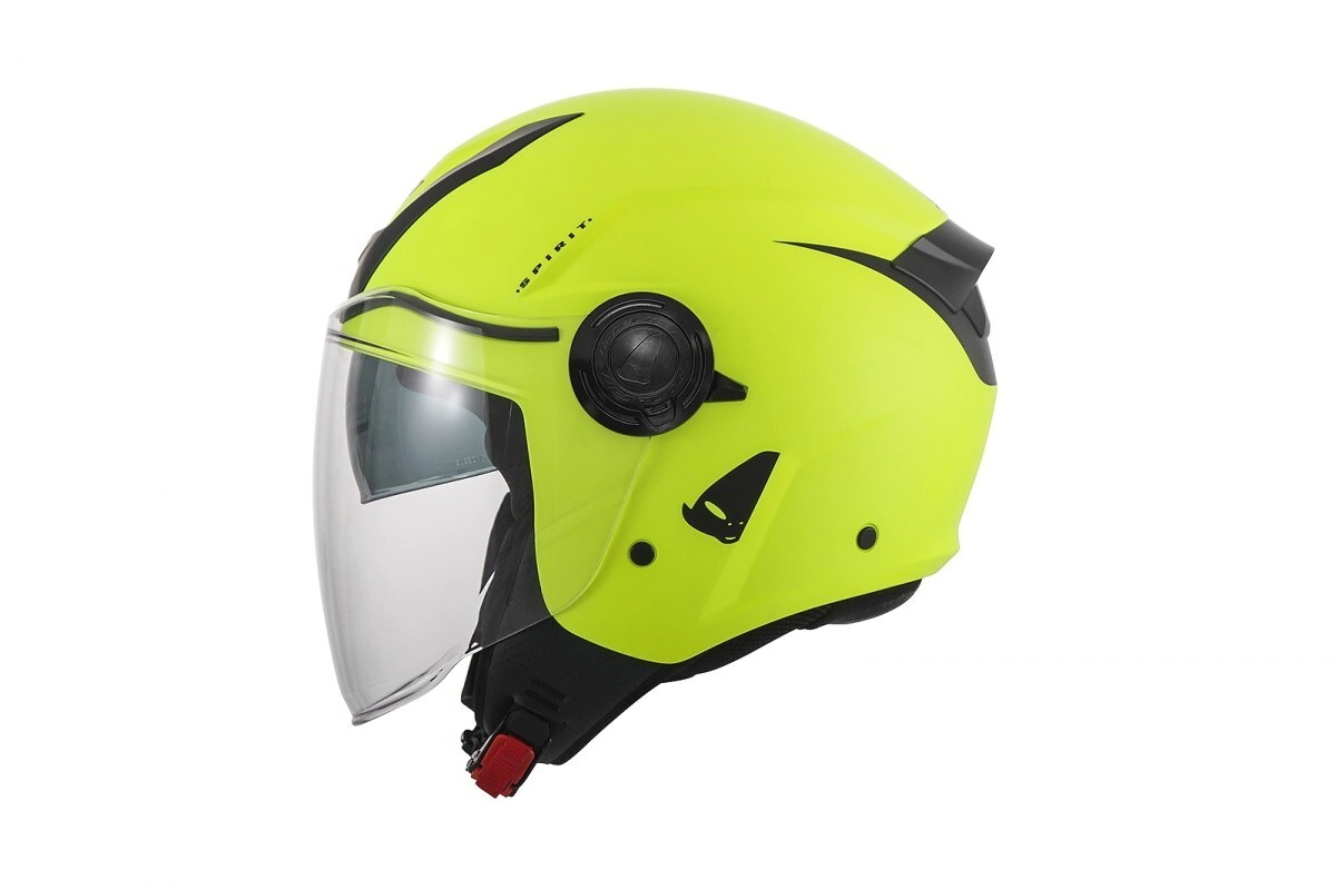 [UFO] Casco Jet Spirit [Color: Amarillo Neón] Talle S