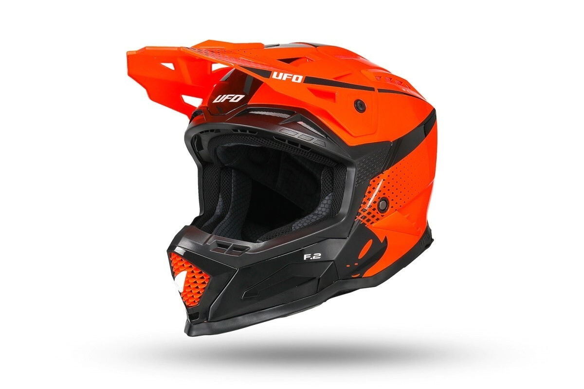 [UFO] Casco Echus [Color: Naranja / Negro] Talle:L