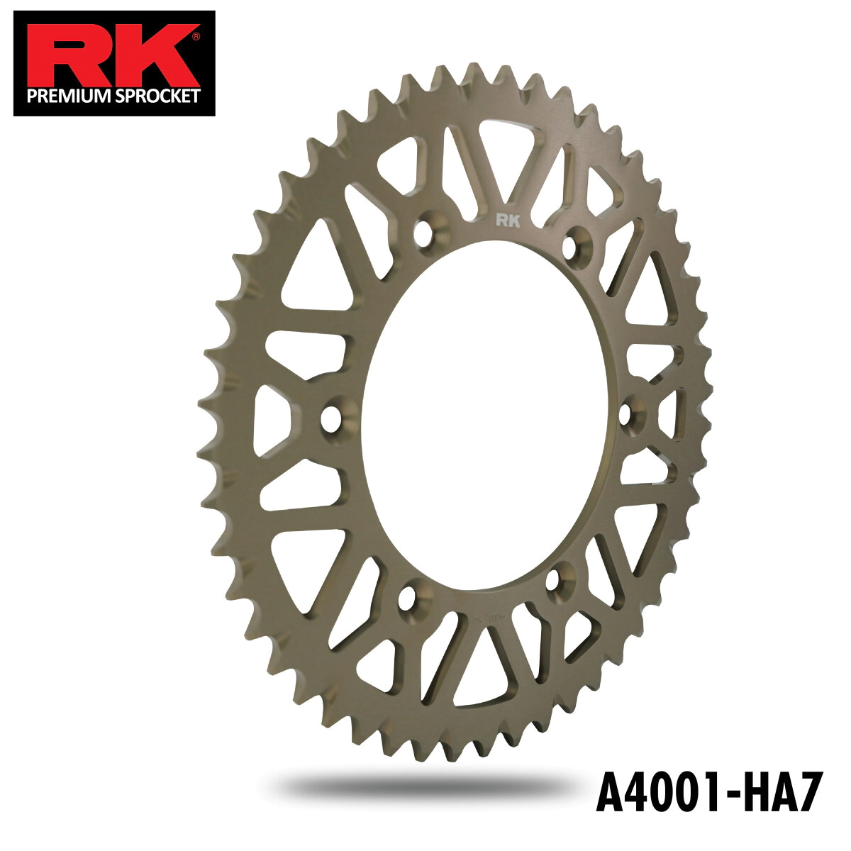[RK] Corona de aluminio Z:50 Negra YZ/WR 250-450 99-23 Fantic XE 125 21-22, XEF 250-450 21-23, XX 125-250 21-23, XXF 250-450 22-23 || Honda XR 200 99-02 || Yamaha WR 250 08-23… (9 modelos)