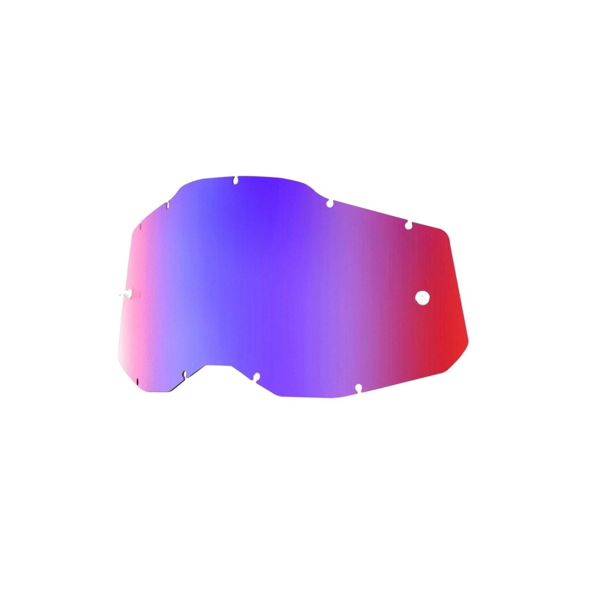 [100%] Mica de repuesto Segunda Generación RC2/AC2/ST2 Color Rojo/Azul Espejada Anti-Fog