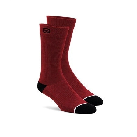 [100%] Medias Solid Casual Socks [Color: Rojo] Talle:S/M