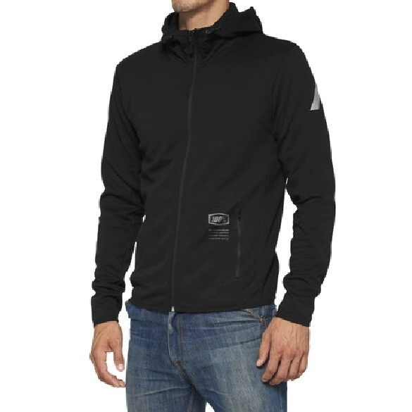 [100%] Campera Viceroy Tech Zip Hoodie [Color: Negro] Talle:M