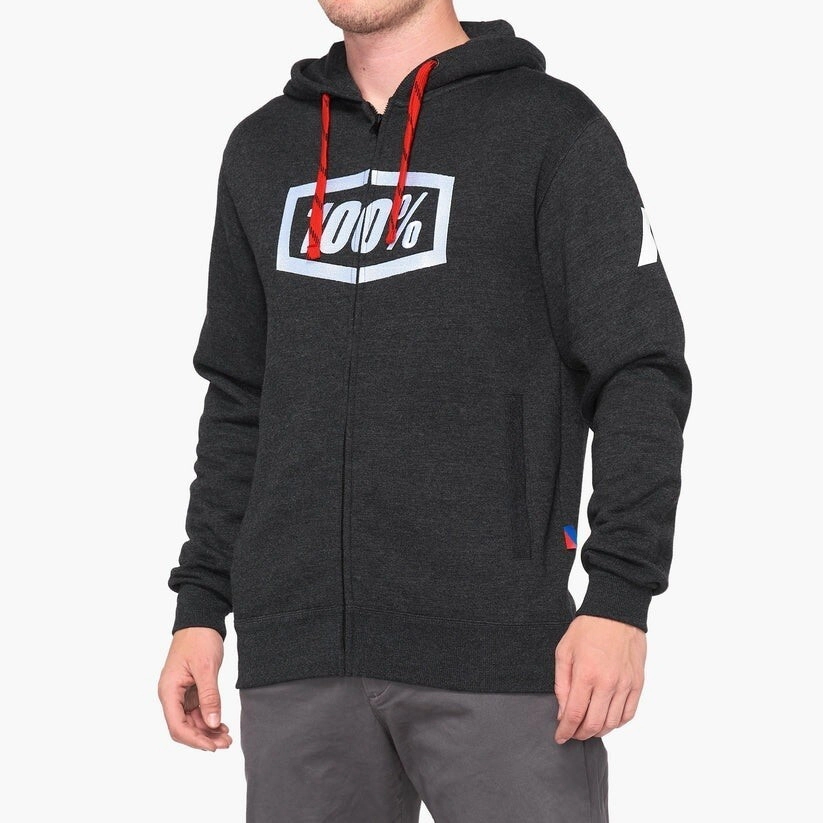 [100%] Campera Syndicate Zip Hoodie Fleece [Color: Negro] Talle:M