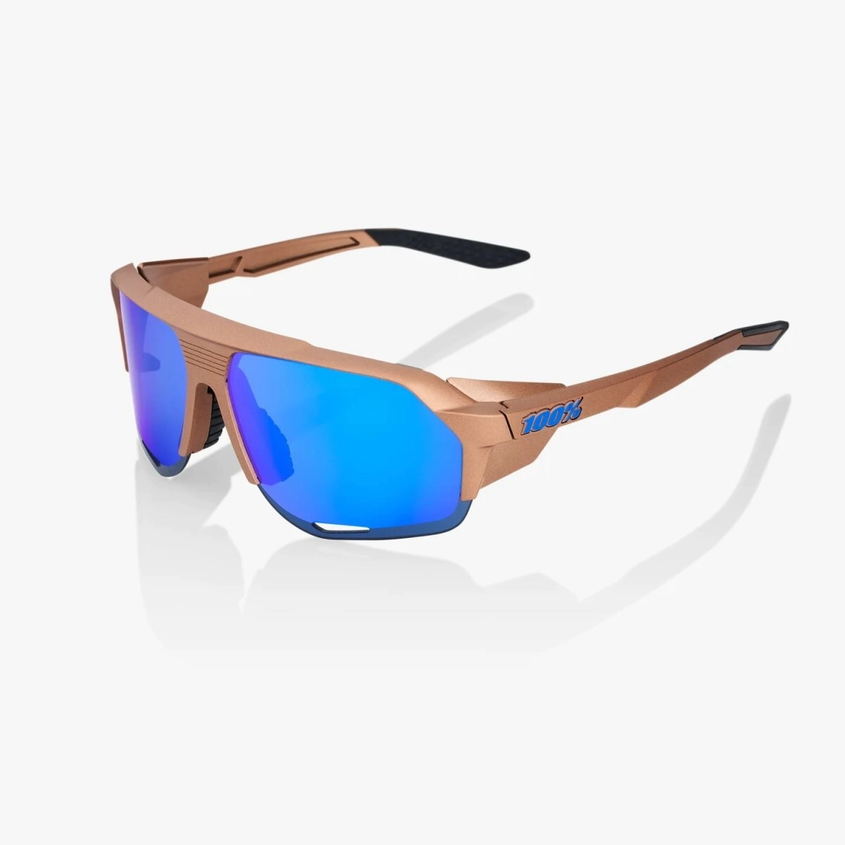 [100%] Lentes de sol Norvik Matte Copper Chromium, lente Blue Multilayer Mirror