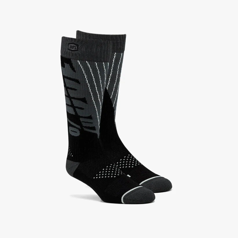 [100%] Medias Torque Thick Comfort MX [Color: Negro/Gris] Talle:S/M
