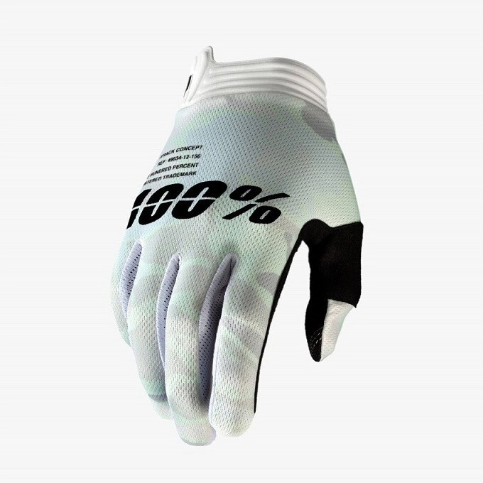 [100%] Guantes iTrack [Color: Blanco camuflado] Talle:S