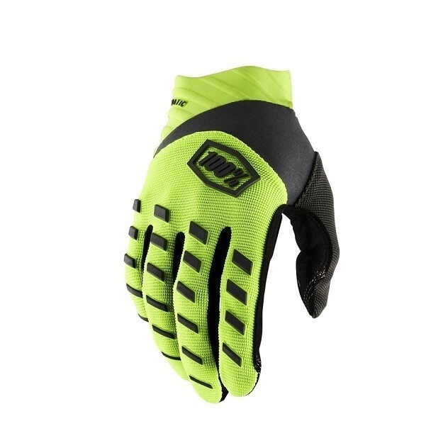 [100%] Guantes Airmatic Amarillo Fluo/Negro Talle L