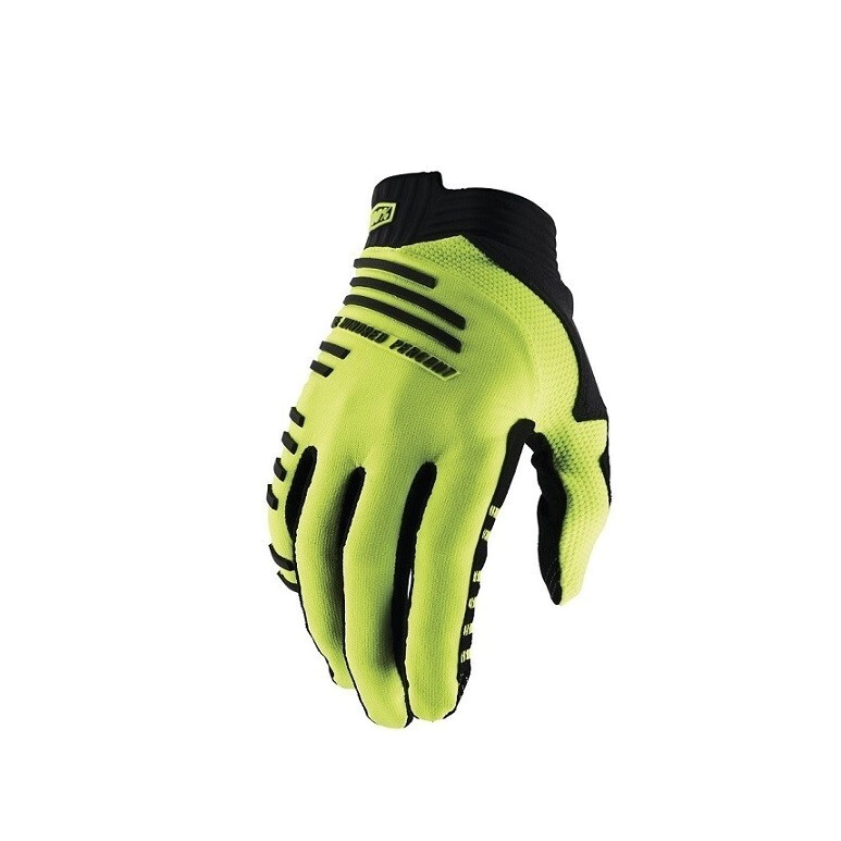 [100%] Guantes R-Core Amarillo Fluo Talle XL