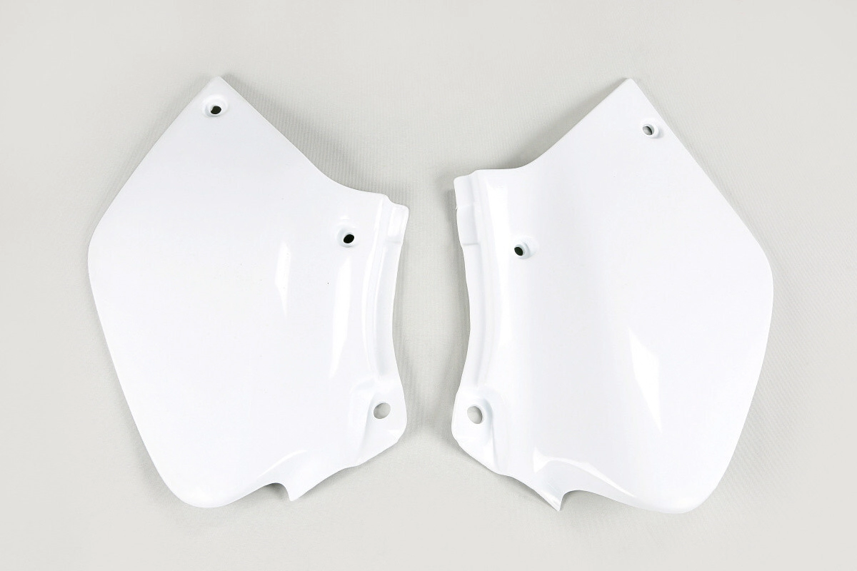 [UFO] Cachas laterales [Color: Blanco] Honda XR 250-400 96-26 (XR 250-400 96-04, XR L 250 1996, XR Tornado 250 98-25)