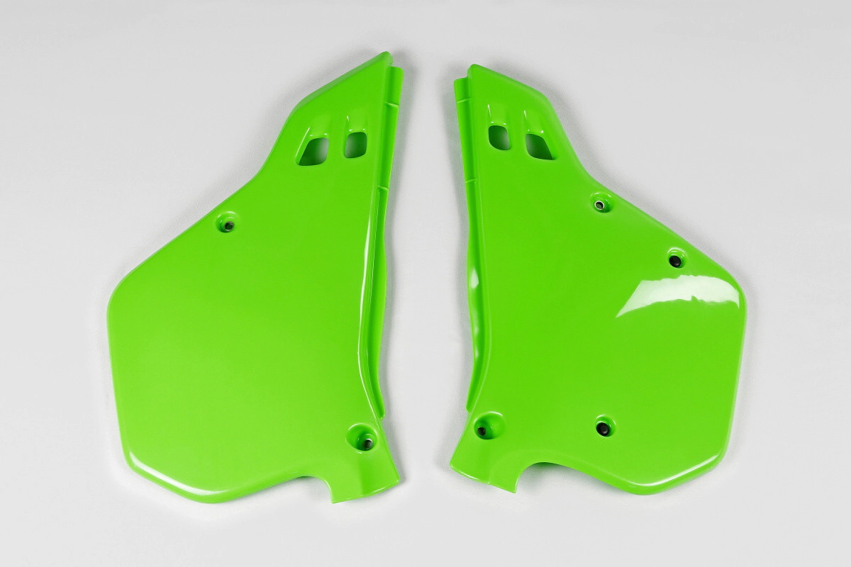 [UFO] Cachas laterales [Color: Verde] Kawasaki KX 125-250 90-91