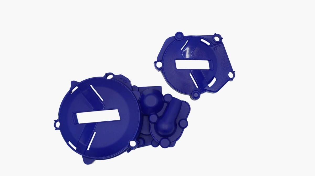 [AMX] Protector de tapa de embrague [Color: Azul] Motor Yamaha YZ 250 05-25, YZ 250X 16-25, YZ 50TH 250 2024, YZ F 250 05-25, YZ F 50TH 250 2024, YZ F 50TH Anniversary 250 2006, YZ F 60TH Anniversary 250 2016… (4 modelos)