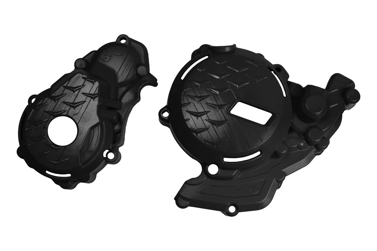 [AMX] Protector de tapa de embrague [Color: Negro] Motor 250-350 KTM / Husqvarna / GasGas EXC 24-25