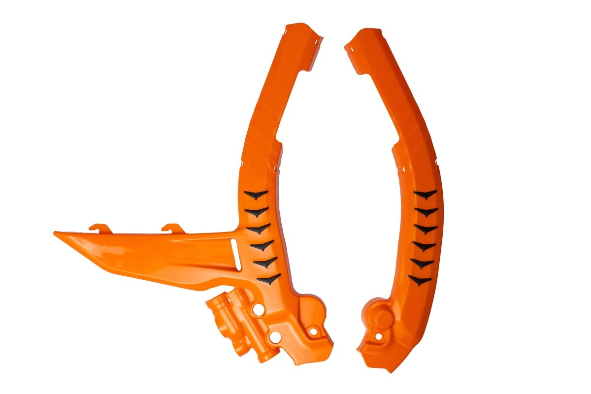 [AMX] Cubre cuadro chasis [Color: Naranja/Negro] KTM Cross 23-24