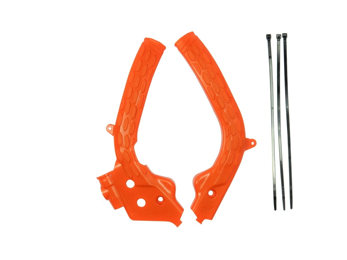 [AMX] Cubre cuadro chasis [Color: Naranja] KTM 16-19, Husqvarna 16-22, GasGas MXF 21-23