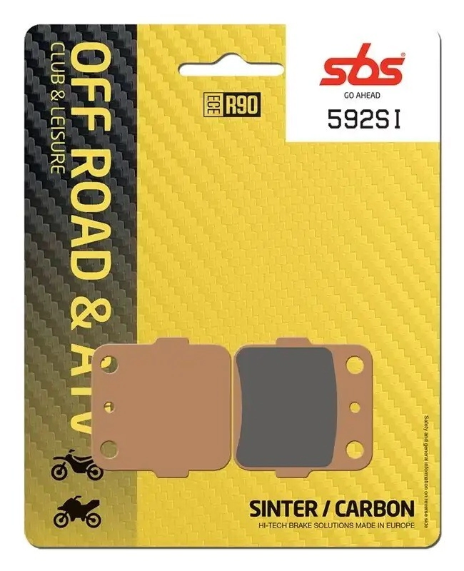 [SBS] Kit de Pastillas de freno | FA084 | 592-OFF (Sinterizada) (Delantero/Trasero) Yamaha TRX 850 95-00, YFM Grizzly 450 2009, YFM Raptor 250-350-700 04-25, YFM Raptor 50Th Anniversary 700 06-16, YFM Raptor GYTR 700 2007… (2 modelos)
