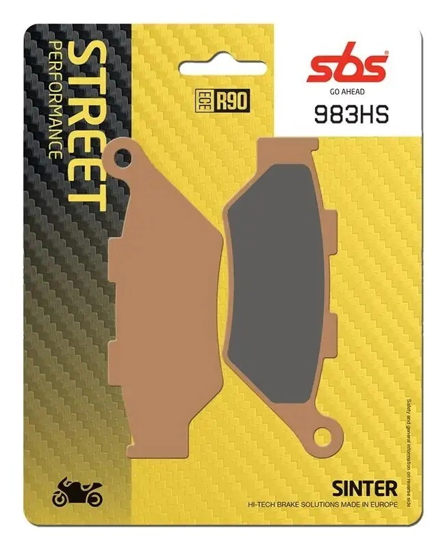 [SBS] Kit de Pastillas de freno 983-STREET (Sinterizada) (Delantero) Benelli 400-702, TRK 702 23-26