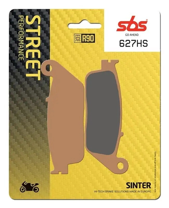 [SBS] Kit de Pastillas de freno | FA142/226 | 627-STREET (Sinterizada) (Delantero) V Storm Vogue 500-650 Triumph Ninja/Versys/Z CBR/CB