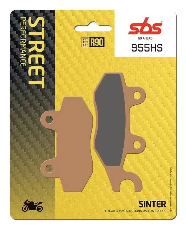 [SBS] Kit de Pastillas de freno 955-STREET (Sinterizada) (Delantero) Kawasaki Z Ninja 400/500