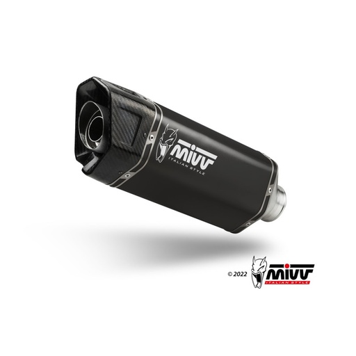 [MIVV] Escape Completo 2x1 SR-1 Black con Catalizador Aprilia RS 457 2024-26