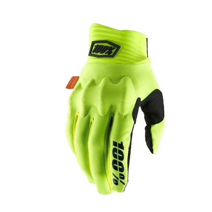 [100%] Guantes Cognito D3O Fluo Amarillo/Negro Talle:XL