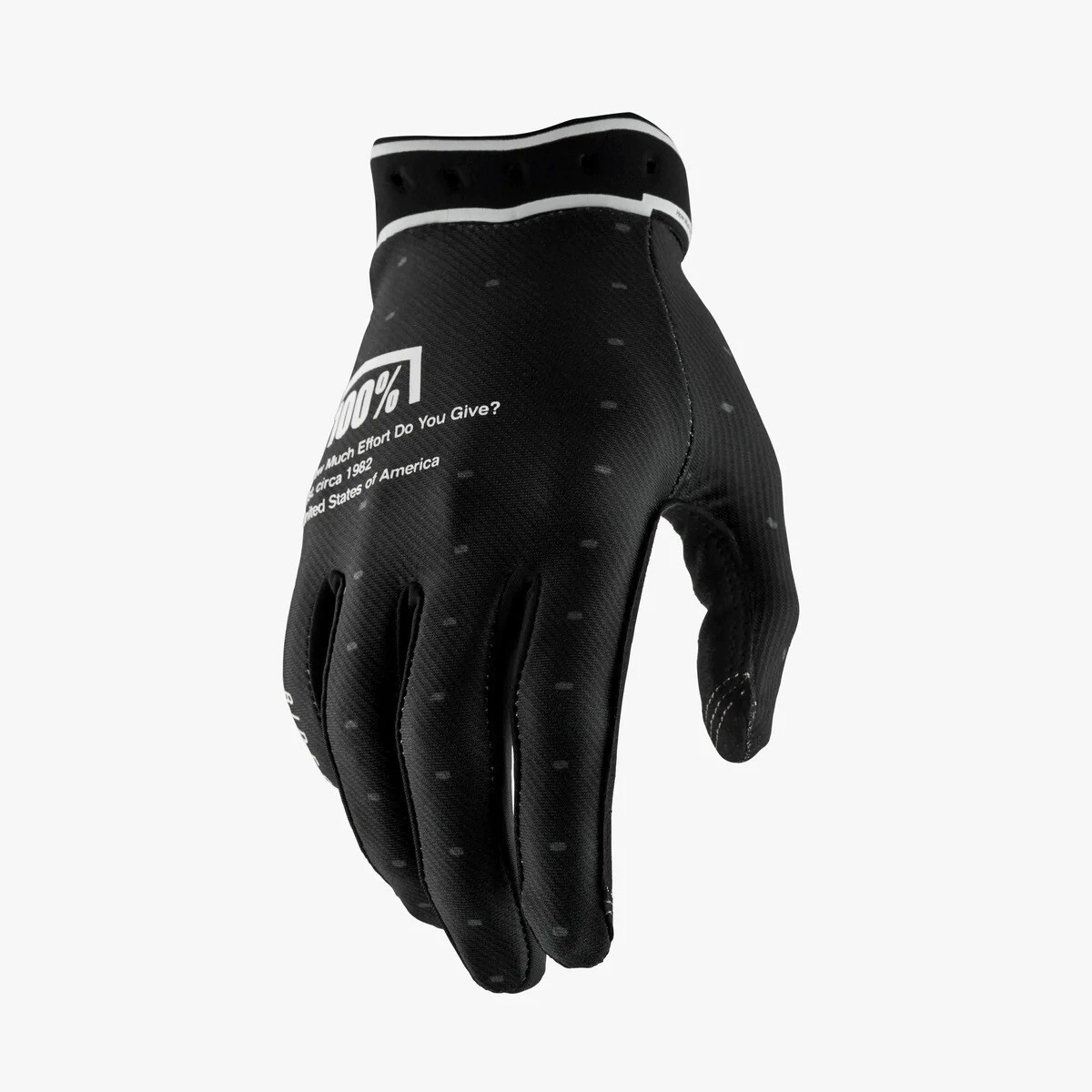 [100%] Guantes [Color: Negro] Talle:2XL Ridefit