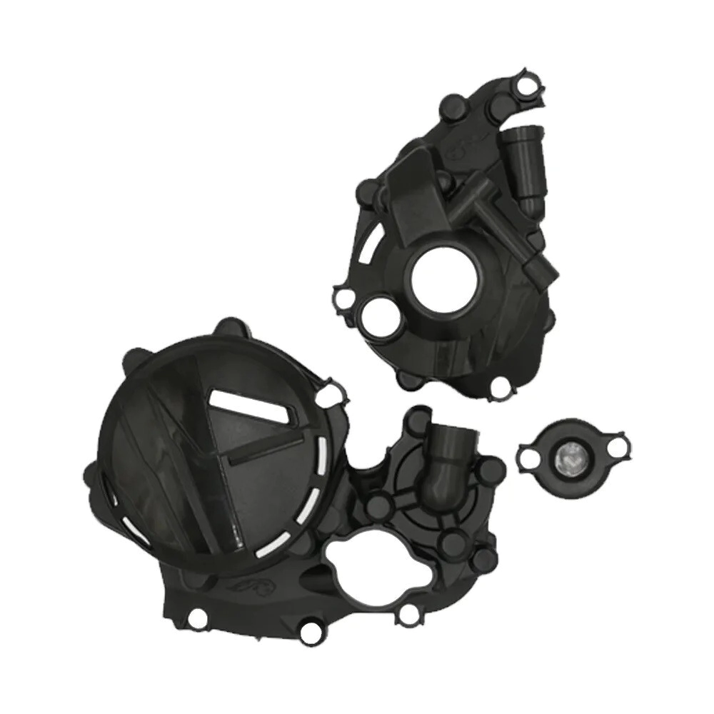 [AMX] Protector de tapa de embrague [Color: NEGRO] Motor Honda CRF 250R 18-25