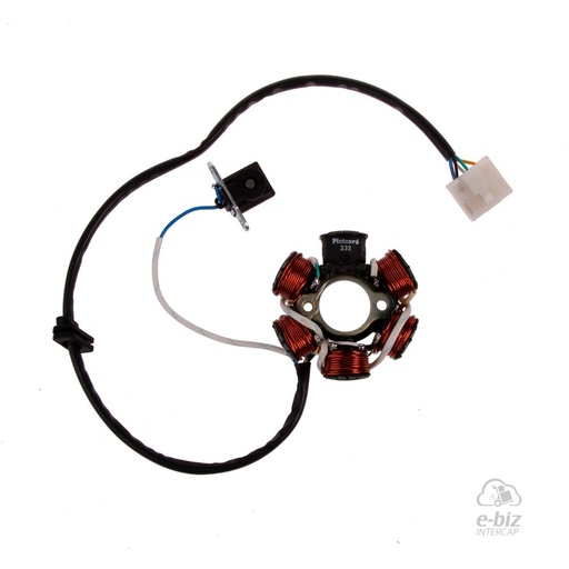 [Pietcard Electronica] Encendido 232 Estator Monofásico de 6 Polos Aislado de Masa con Encendido a CA Magneto Motomel Function 110