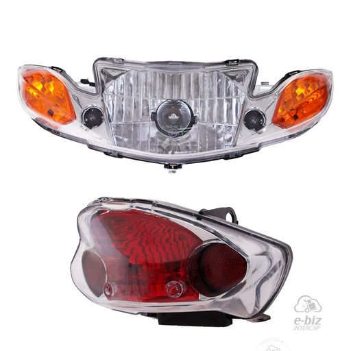 [JFW] Luces Faros Juego Delantero Trasero Yamaha Crypton 110 12-24