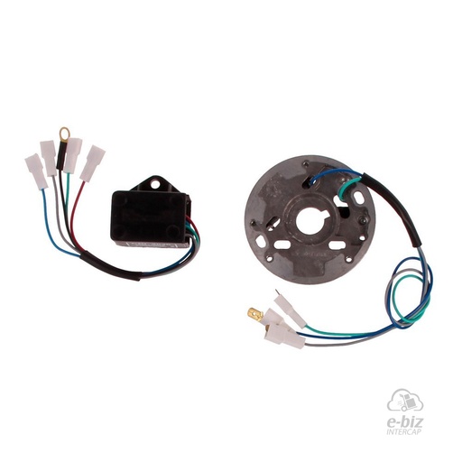 [Pietcard Electronica] Encendido 104 Com. 12V con Autoavance sin Sensor, utilizar Bobina Alta 3213E Dadalt/Garelli