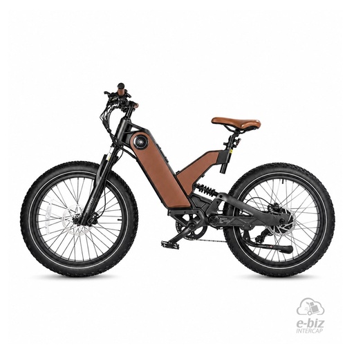 [SNAEFELL] Bicicleta eléctrica ANTELOPE-P5 Gris/Marrón