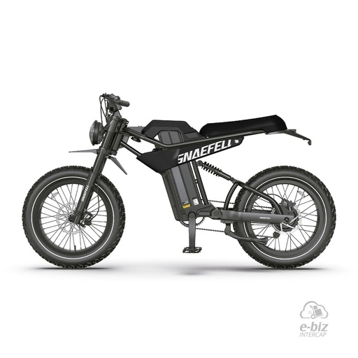 [SNAEFELL] Bicicleta eléctrica [Color: NEGRO] MANTIS-P6