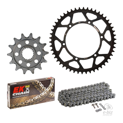 [VARIAS] Kit de transmisión T50 T14 Supersprox Cadena EK 520SRO6-118 O-Ring MLJ Kawasaki KX F 250 11-24