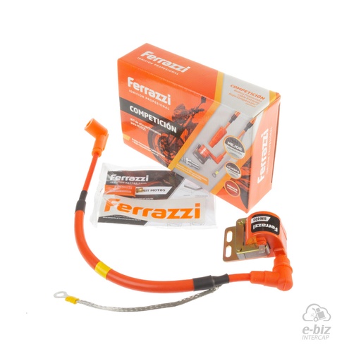 [FERRAZZI] Kit de bobina de alta Competicion Cable Capuchon 90 Extreme Appia Brezza 150 13-24 || Cerro BIX 110 05-24 || Corven Energy 110 06-12, TXR L 250 2017 || Gilera Smash 110 20-23 || Honda Biz 100 99-12… (+2 marcas · 7 modelos)