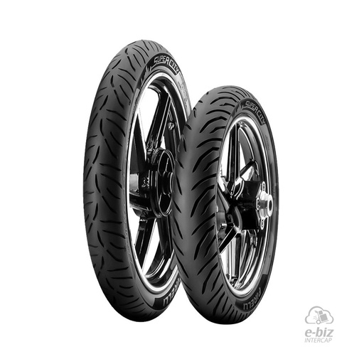 [Pirelli] Jgo de Cubiertas Super City (2.50-17")(80/100-14") Brava Nevada 110 03-12 || Cerro BIX 110 05-24 || Corven Energy 110 06-24 || Gilera Smash 110-125 20-23 || Honda Biz 100 10-24… (+1 marca · 1 modelo)