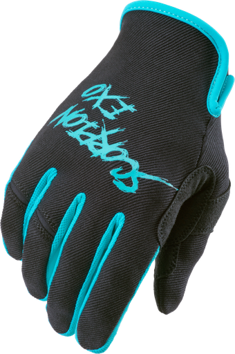 [SCORPION EXO] Guantes Grind Negro Teal Talle