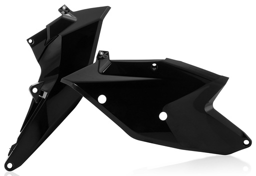 [Acerbis] Cachas laterales [Color: Negro] KTM EXC-F 250-350-450-500 17-19, SX 125-150-250 16-18, SX-F 250-350-450 16-18, XC-F 250-350-450 16-18, XC-W 150-250-300 17-19… (1 modelo)