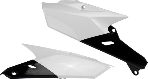 [Acerbis] Cachas laterales [Color: Blanco/Negro] Yamaha WR F 250-450 15-19, YZ F 250-450 14-18, YZ FX 250-450 15-19