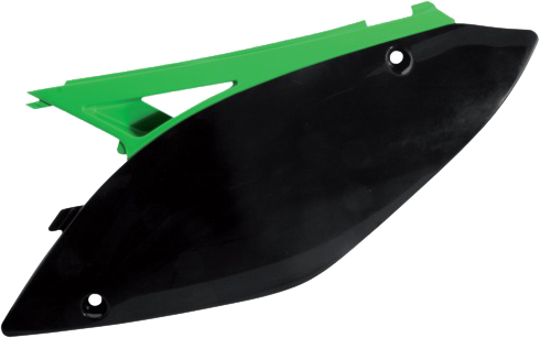 [Acerbis] Cachas laterales Negro/Verde Kawasaki KX F 250-450 09-12