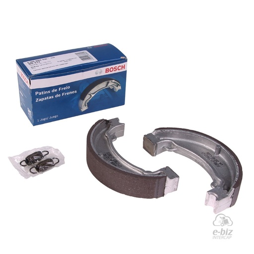 [Bosch] Zapatas de freno Similares Tras. 130MM Corven Hunter 150 2018 || Honda CG Titan 125 00-24 || Zanella RX 150 08-24