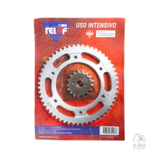 [Reinf] Kit corona y piñon C23 54 17-428 Honda XR L 125 04-11 || Honda NXR 125 Bross, XR 150