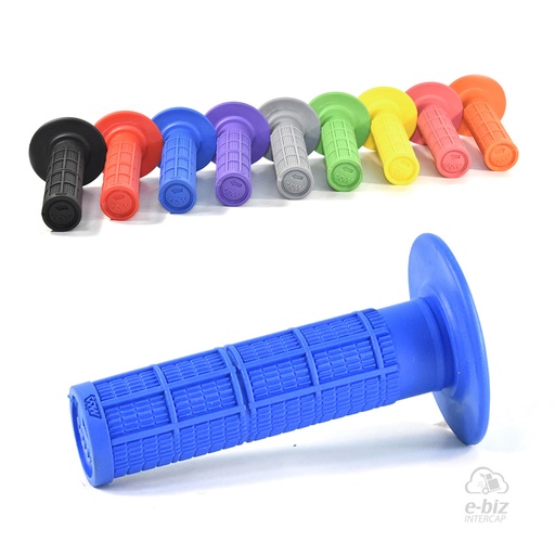 [MDA] Puños [Color: AZUL] Evolution Rubber Grip 115MM Honda XR 250-400-600-650 90-01, XR L 250 91-96, XR Tornado 250 05-24 || Motomel Skua 150 09-24 || Yamaha XT 225 93-01