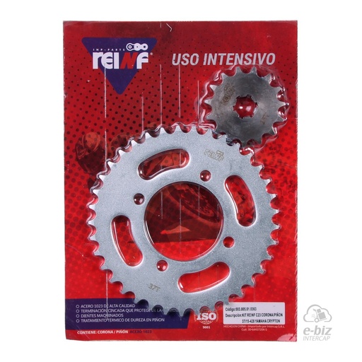 [Reinf] Kit corona y piñon C23 37 15-428 Yamaha Crypton T 105 2002