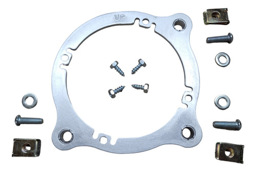 [BM Racing] Soporte de electro ventilador SPAL, Yamaha WR 250F 15-19, WR 450F 16-18, YZ 250FX 15-19, YZ 450FX 16-18