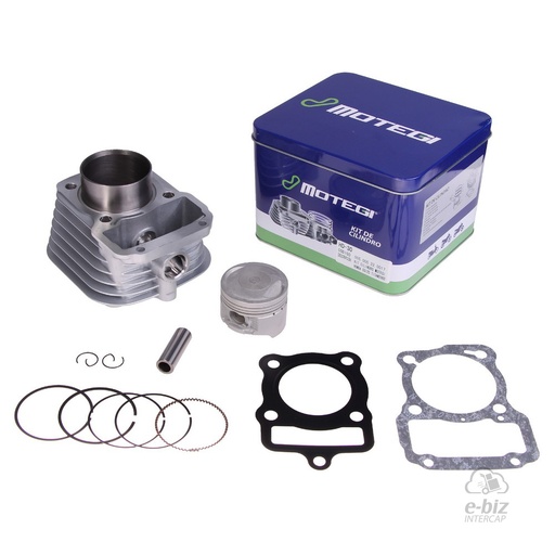 [Motegi] Kit de pistón, cilindro y juntas |56.5mm| Aluminio 2000 Perno 13MM Honda CG Titan 125 02-24