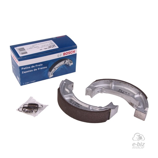[Bosch] Zapatas de freno Tras. 130MM Honda Biz 125 12-15, CBX Twister 250 04-19, CG 150 04-24, CG Titan 125 04-24, CG Titan NEW 150 14-19, Navi 110 2024, PCX 150 18-19… (2 modelos)
