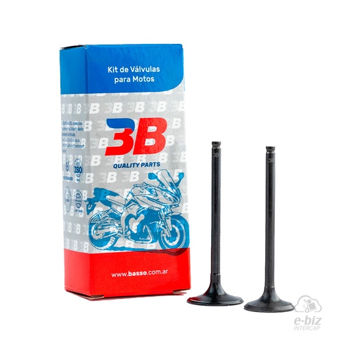 [BBB] Jgo de Válvulas Valvula ADM-3904 ESC-3905 CG 150 Titan XR150 NX150 CRF 150F