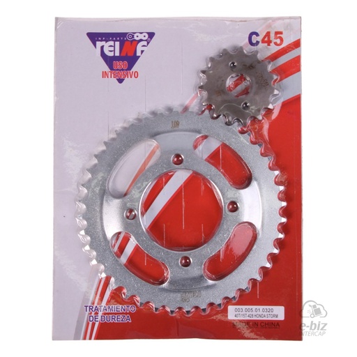 [Reinf] Kit corona y piñon C45 40 15-428 Honda Storm 125 07-12