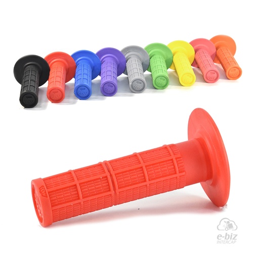 [MDA] Puños [Color: ROJO] Evolution Rubber Grip 115MM Honda XR 250-400-600-650 90-01, XR L 250 91-96, XR Tornado 250 05-24 || Motomel Skua 150 09-24 || Yamaha XT 225 93-01