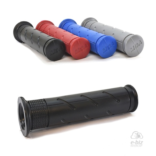 [MDA] Puños [Color: NEGRO] N.Hawk 600 140MM Honda CG 150 04-24, CG Titan 125 00-01, CG Titan NEW 150 14-19