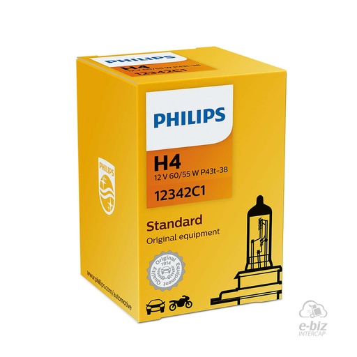 [Philips] Lámparas (H4) (60/55W) Lampara 12342 12V BMW G GS 310 18-24 || Bajaj Rouser NS 150-200 16-18 || KTM Adventure 390 20-24, Duke 200-250-390 12-24, RC 200 14-23 || Kawasaki Z 900 18-19… (+3 marcas · 3 modelos) || Honda Falcon